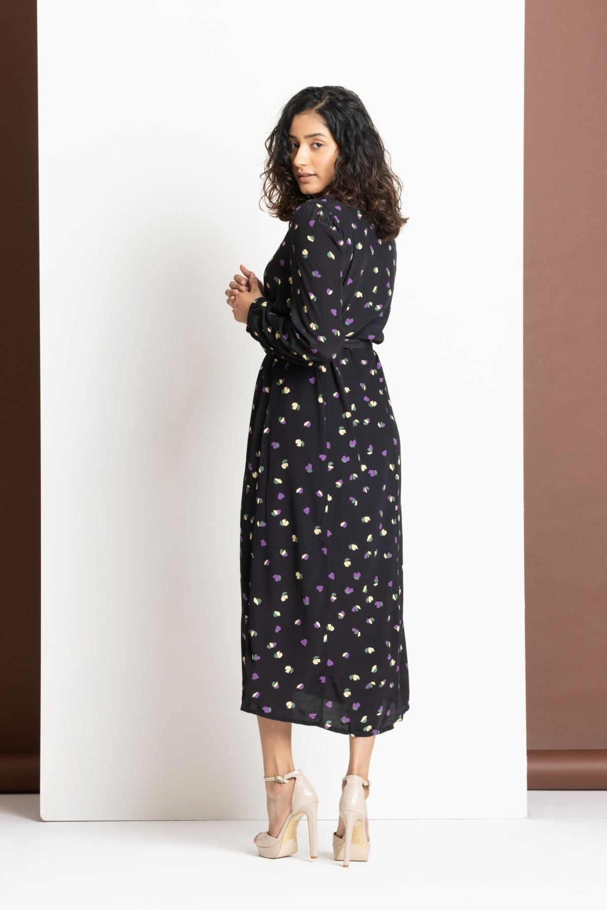 Print Shirt Dress