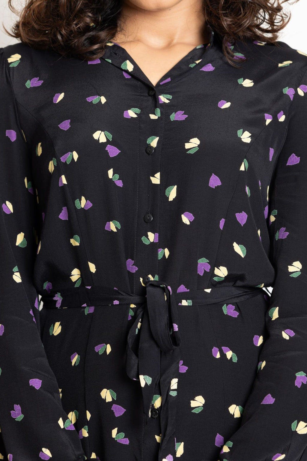 Print Shirt Dress