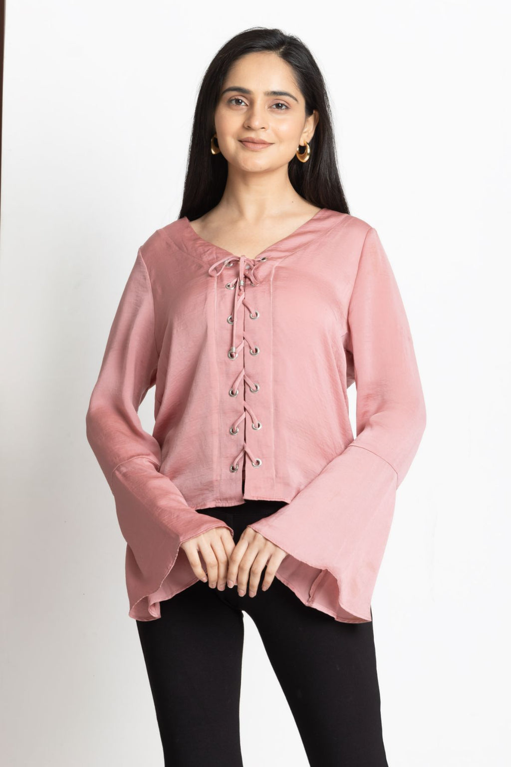 Blush Knot Top