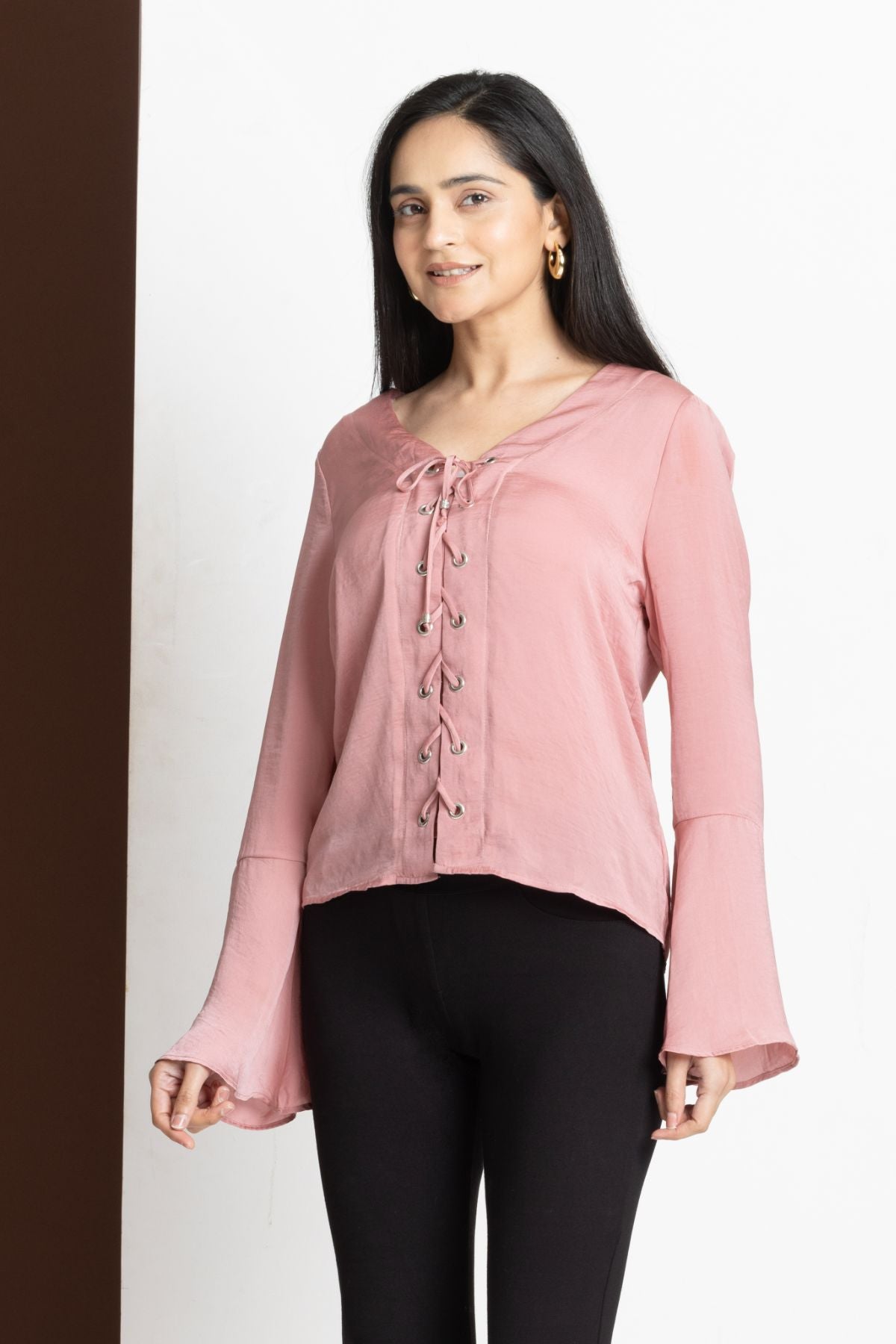 Blush Knot Top