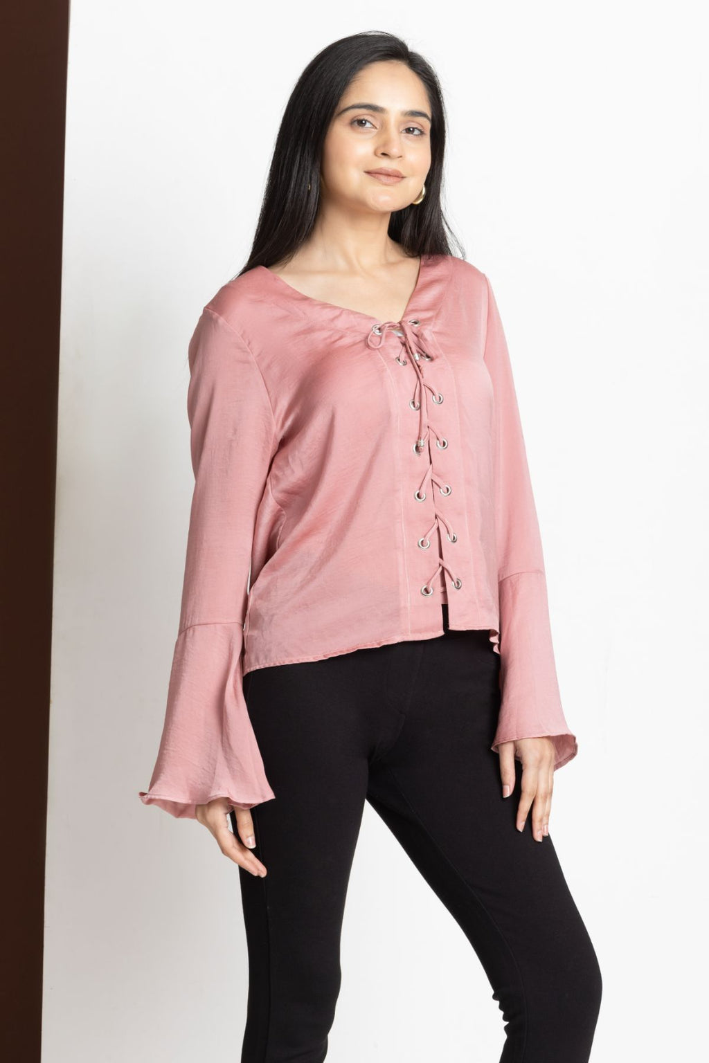 Blush Knot Top