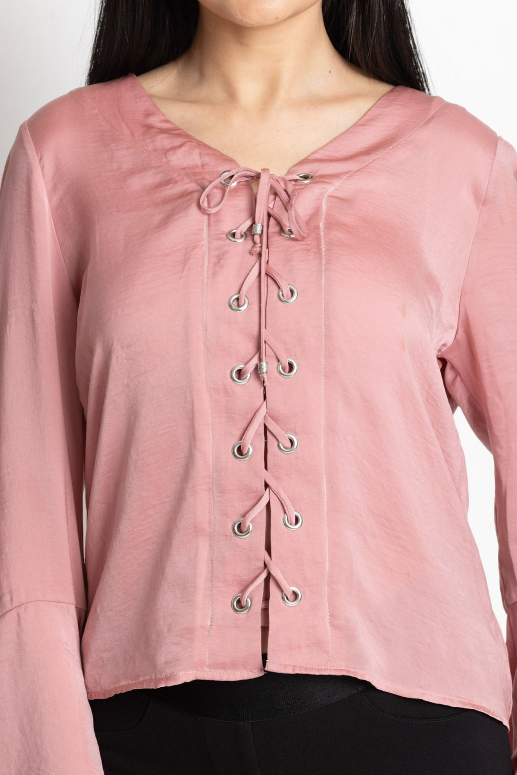 Blush Knot Top