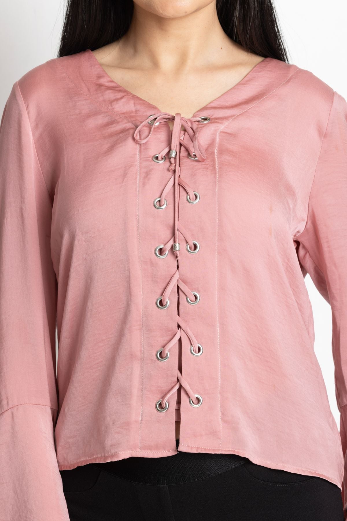 Blush Knot Top