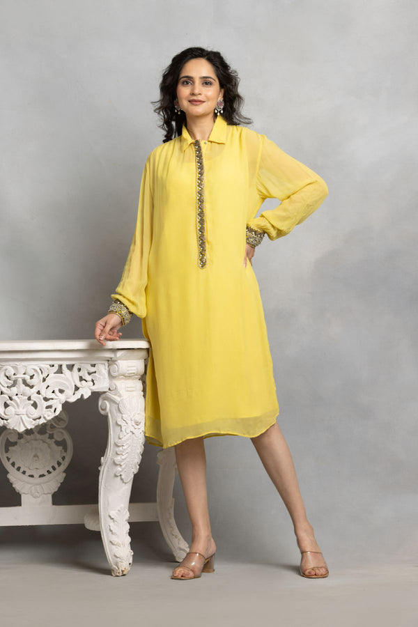 Cheerful Yellow Dress
